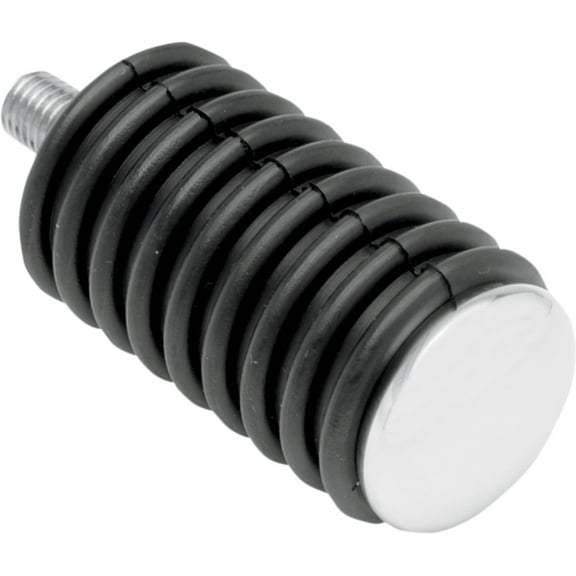 Drag Specialties Chrome/Rubber Toe Shifter Peg (DS-253407)