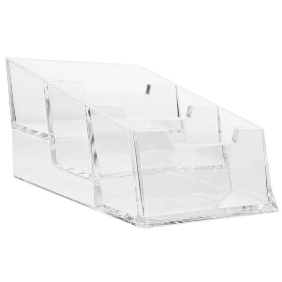 FOMIYES PP Business Card Display for Office and Home Decor, Transparent