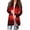 Vermilion, variant on WTOBBY Women's Halloween Bat Pumpkin Print Cardigan Jacket Fashion Casual Long Sleeve Mid-Length Cover Up Top Lightweight Open Front Outerwear,Fluorescent Green 2XL