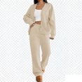 thumbnail image 3 of Sentmoon Trendy Outfits for Women 2025 Pullover Winter Clothing for Women Fashion Women Long Sleeve And Long Pants Casual 2PC Sets With Pockets Fall and Winter for Travel and Packable Convenience, 3 of 10