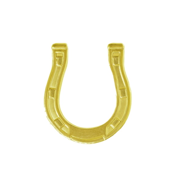 Hello Hobby Gold Color Horseshoe Lapel Pin for Western Wear