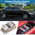 thumbnail image 2 of Interruptor de ventana eléctrica Unique Bargains para Mercedes-Benz S450 S550 S560 No.2229050009 Interruptor de control de ventana ABS Beige Lado del conductor delantero, 2 of 7