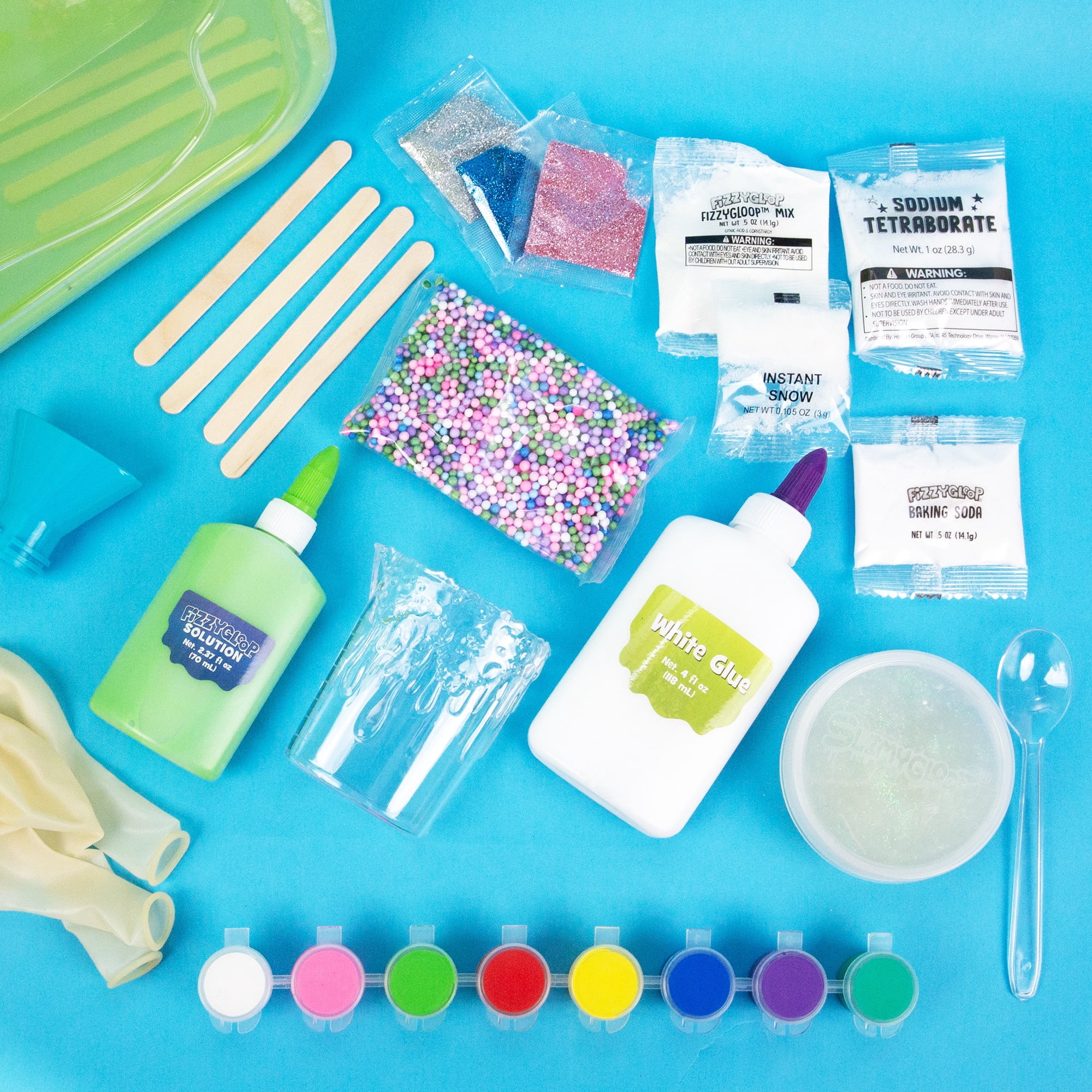 SLIMYGLOOP Ultimate Multicolor Slimy Laboratory, 4-in-1 DIY Slime