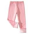 thumbnail image 3 of Zshosam Kids Pants Girls Girls Leggings for Toddler Footless Girls Pants Stretchy Baby Girl's Pants Infant Basic Leggings Size 9T 10T,(Pink 9-10 Years), 3 of 9