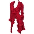 thumbnail image 2 of Cardigan Crochet Boho Victorien pour Femmes, Chandail Ouvert Gothique Steampunk, 2 of 4