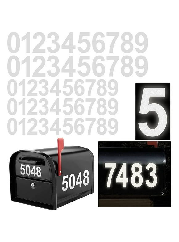 Numbers and Letters in Mailboxes and Mailbox Accessories