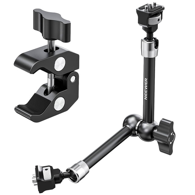 Abrazadera articulada Magic Arm Mount Neewer 11 con Super Clamp