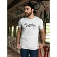 thumbnail image 2 of Barcelona Spain Calligraphy Tee Men's -Image by Shutterstock, 2 of 4