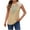 Khaki, variant on Summer Tops For Sexy Women 2025 Corset Tops For Women Plus Size Pearl Dressy Tshirts Shirts For Women Cotton Work Blouses For Women 2025 White T Shirts For Women V Neck