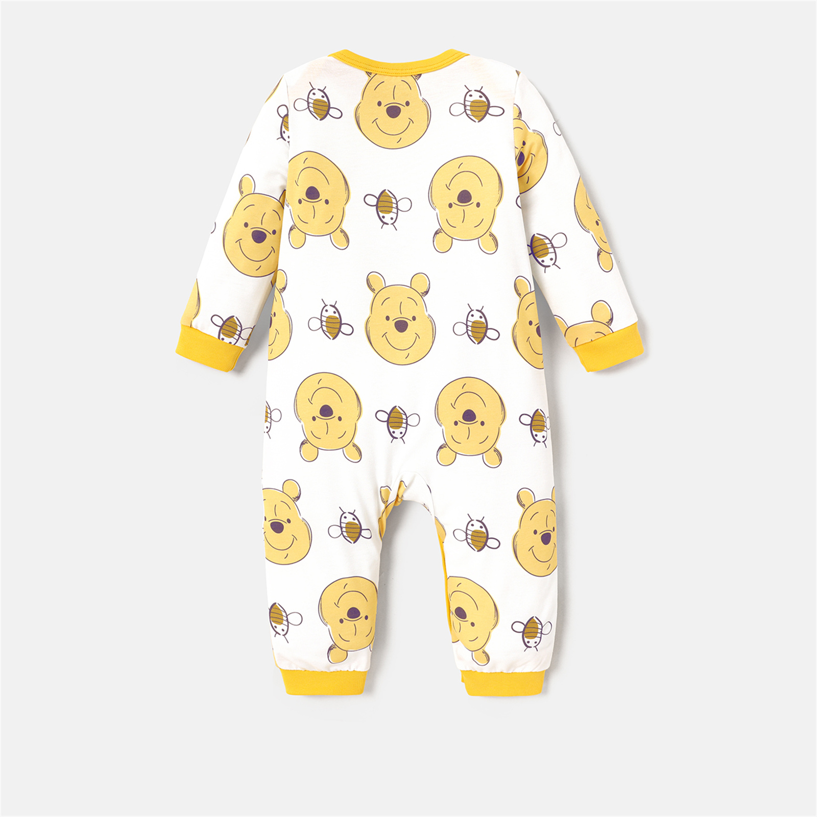 Disney Winnie the Pooh Baby Girls Boys Long Sleeve Jumpsuit Unisex Coverall Size 0-18 Months - image 2 of 6
