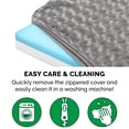 thumbnail image 3 of FurHaven Ultra Plush Cooling Memory Foam Deluxe Mattress Pet Bed for Dogs & Cats - Gray, Large, 3 of 11