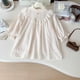 thumbnail image 2 of Girls' Spring Dress Children's Korean Style Ruffled Collar Embroidered Princess Dress Long Sleeve Kid's Clothes Girls Outfit, 2 of 6