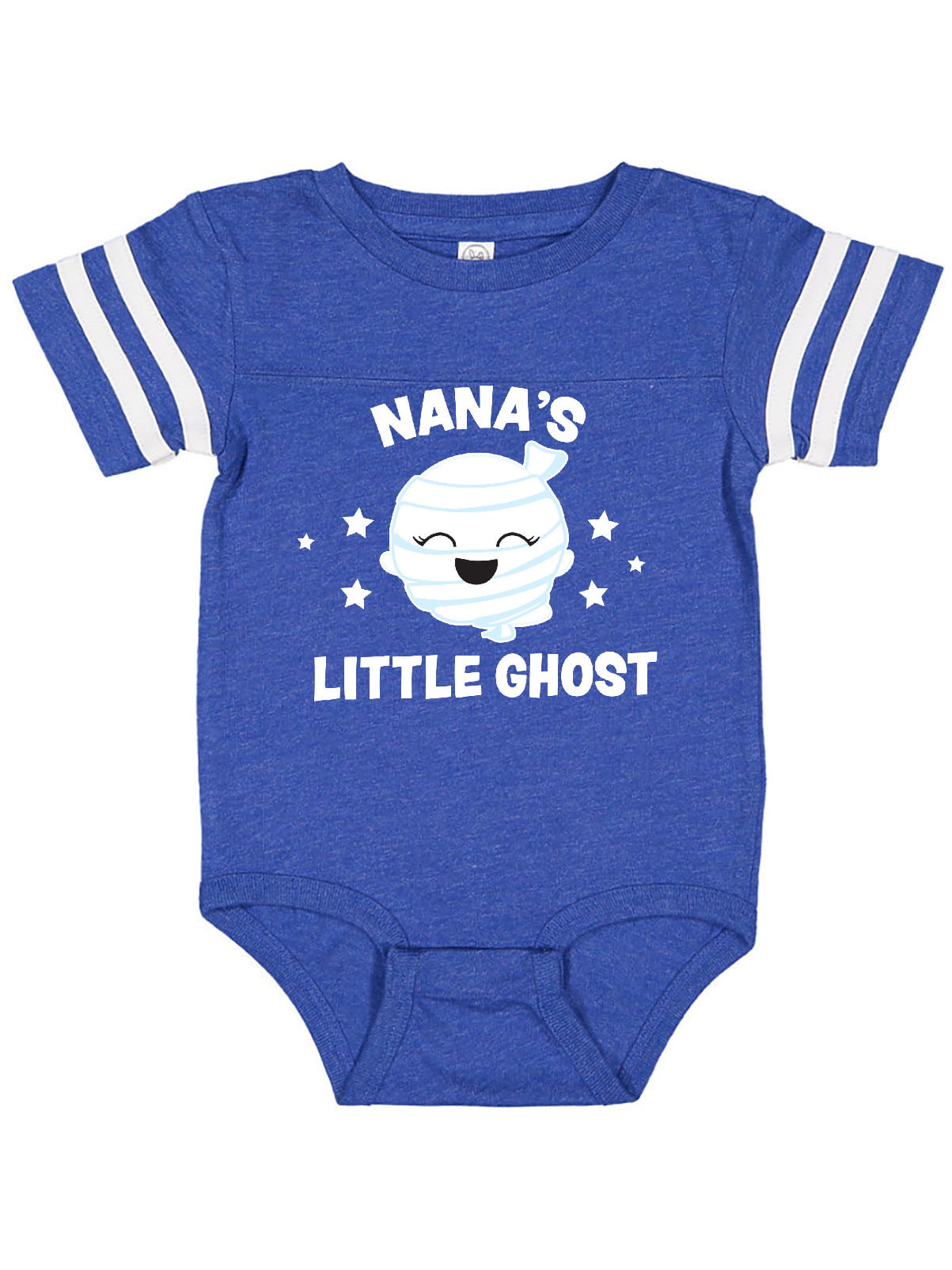 inktastic Cute Nonis Little Ghost with Stars Long Sleeve Creeper