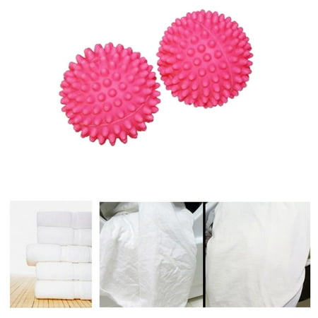 Dryer Ball Reusable 2 Piece Natural Way Soften Clothes Laundry Fabric Wool New