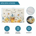 thumbnail image 6 of White Daisy Placemats Set of 6, Spring Floral Elegant Pastoral Bees Watercolor Placemats for Dining Table, Place Mats for Kitchen Tabletop, Waterproof Wipeable Dining Table Mats Set, 6 of 9