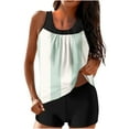 thumbnail image 2 of LSLJS Maillot de Bain Conservateur à Imprimé pour Femmes, Ensemble Deux Pièces, Tankini, 2 of 6