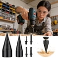 thumbnail image 1 of BotaniNest Splitter Drill Bit 45 Mm + 32 Mm Conical Screw For Splitter With 4 Drill Handles Splitter Drill Bit For Splitter Splitter For Splitting And Felling, 1 of 7