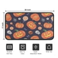 thumbnail image 5 of Happy Halloween Non Slip Washable Door Mat Evil Pumpkin Ghost Doormat Friendly for Door Kitchen Bathroom Bedroom Crystal Velvet 30x17 Inches, 5 of 7