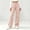 Pink, variant on CaComMARK PI Women's Straight Leg Jeans High Waisted Stretchy Baggy Trousers Wide Leg Casual Baggy Denim Jeans with Pockets White