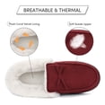 thumbnail image 2 of Mishansha Women Memory Foam Slippers Booties Winter Warm House Shoes, 2 of 7