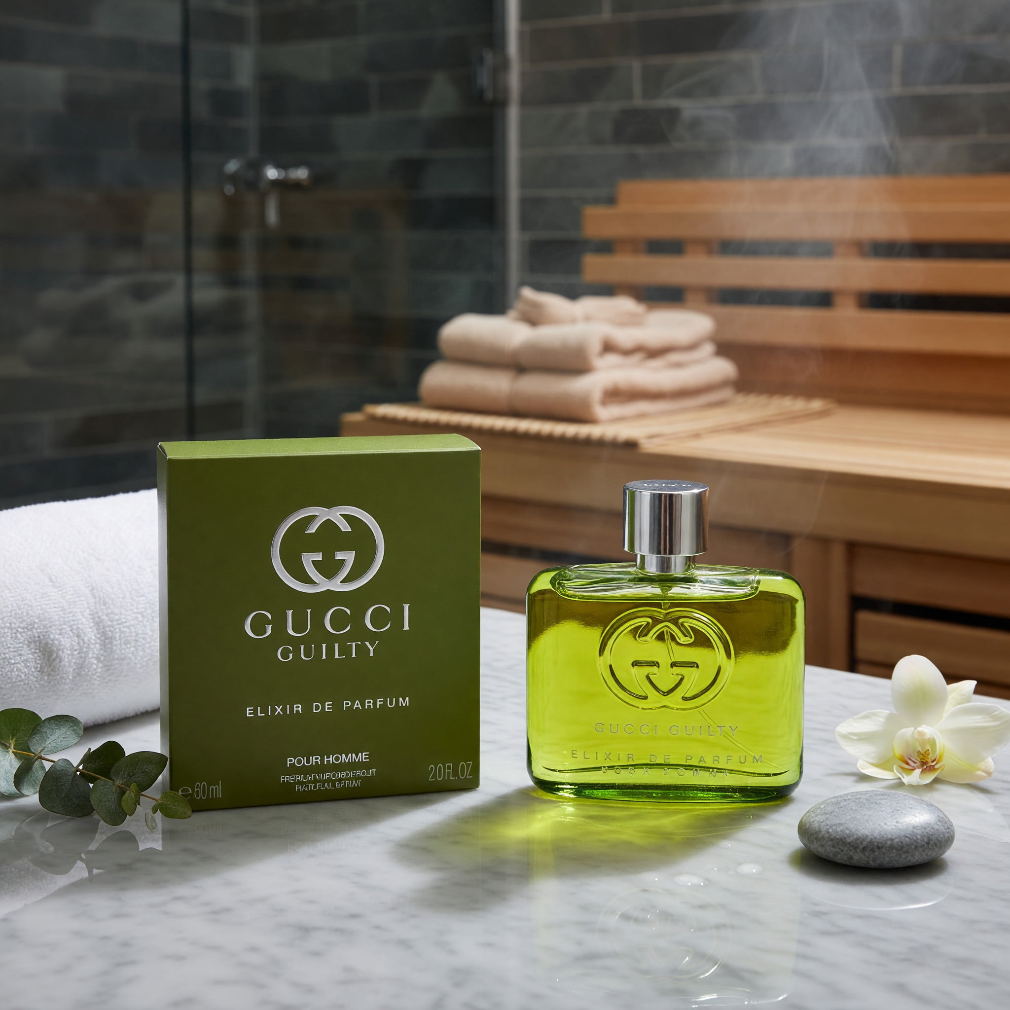 Gucci Guilty Elixir de Parfum Pour Homme, 2.0 fl. oz. 60ml, Woody