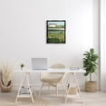 thumbnail image 2 of Stupell Rural Cottage Wildflowers Blooming Landscape Painting Black Floater Framed Art Print Wall Art, 2 of 6