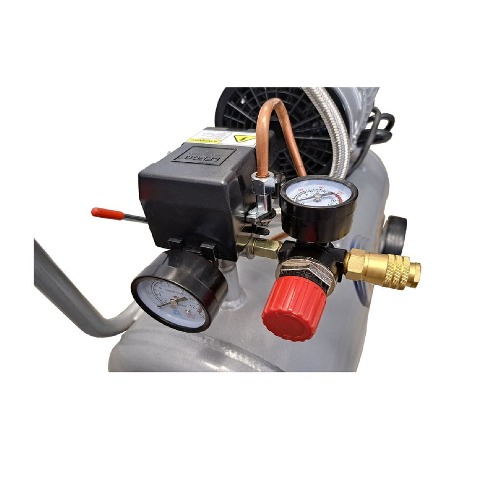 8 Gallon 1 HP Ultra Quiet and Oil-Free Aluminum Tank Air Compressor