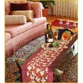 thumbnail image 2 of Seasonal Christmas Leaves Design Table Runner Size: 36" W x 13" D, 2 of 2