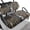 Deer Camo American Flag, variant on Pzuqiu Grizzly Bear Floral Flag 2-Piece Golf Cart Seat Covers | Breathable Washable | Universal Fit for Most 2-Seater Golf Carts