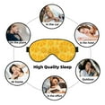 thumbnail image 7 of PAYOHTO Fruit Background Orange Soft Sleep Mask Comfort Pure Silk Eye Cover for Travel Office Camping, 7 of 7