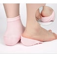 thumbnail image 4 of Half Height Increase Insoles Socks 1.4 Inch,Happon Invisible Height Insoles,Heel Cup Insoles,Invisible Shoe Lift Heel Pads for Men & Women 1 Pair(Pink), 4 of 6