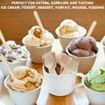 thumbnail image 3 of LotFancy 120 Mini Wooden Spoons, 3.75" Disposable Tasting Sampling Spoon with Concave Tip, 3 of 9