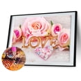 thumbnail image 2 of Wdftyju 5D bricolaje completo taladro diamante pintura flores amor punto de cruz bordado Kit Wdftyju 2rx8uf1da9vc6hk4, 2 of 8