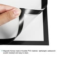 thumbnail image 3 of Uxcell 6 x 8 inh Magnetic Picture Frame, 4 pack A5 Magnetic Frame Magnetic Photo Frames Self-Adhesive  for Refrigerator, Black, 3 of 7