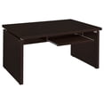 thumbnail image 3 of Skylar 55-inch Computer Desk with Keyboard Drawer Cappuccino, 3 of 12
