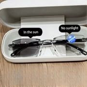 Smart Auto Focus Reading Glasses with Blue Light for Men and Women Adjustable Near Far