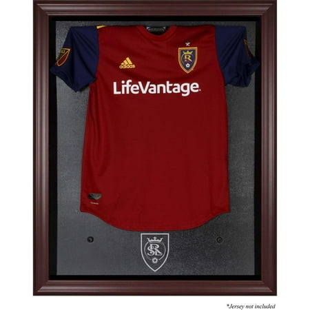 Real Salt Lake Mahogany Framed Team Logo Jersey Display Case