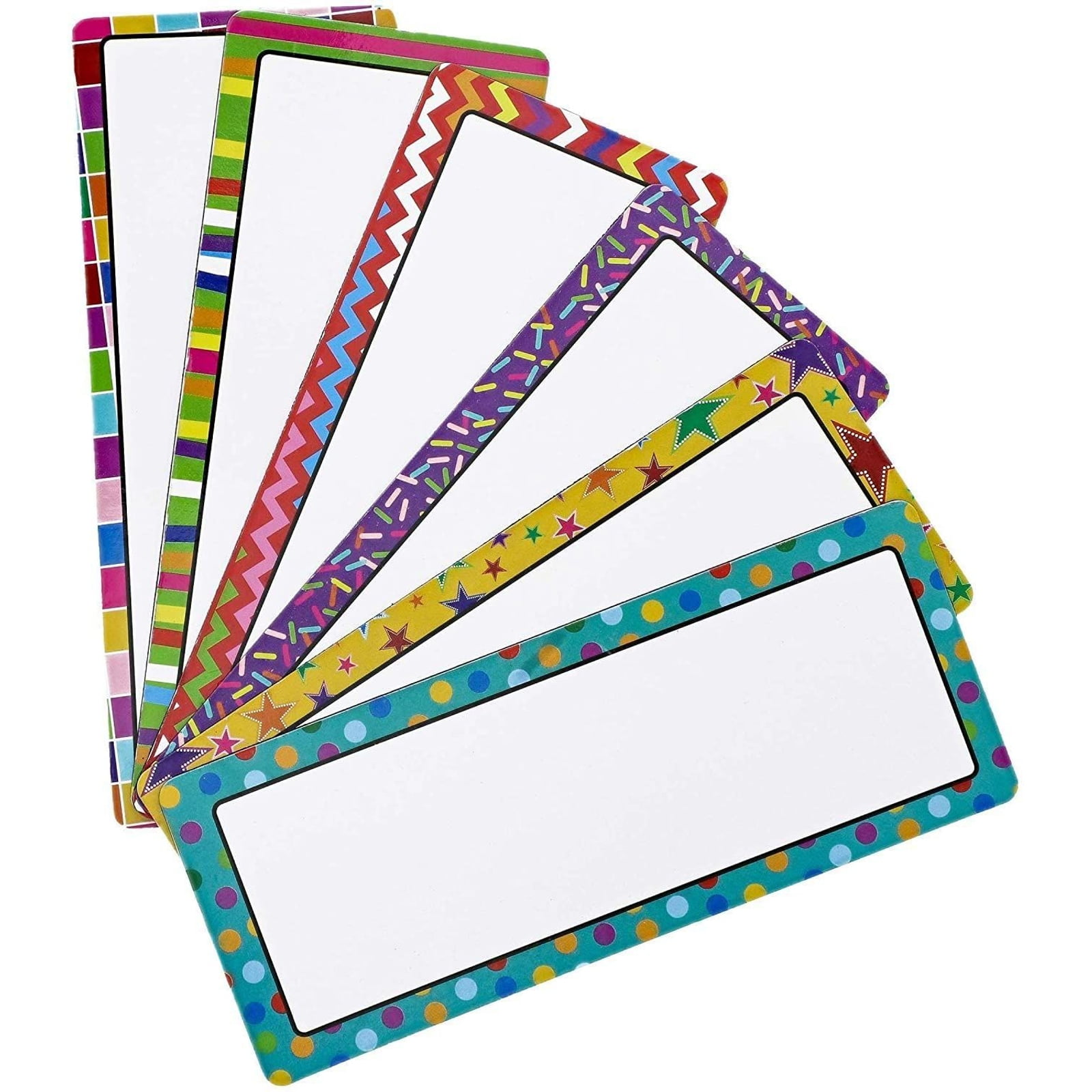 Buy Juvale 36Pack Dry Erase Name Tag Plates, Classroom Labels