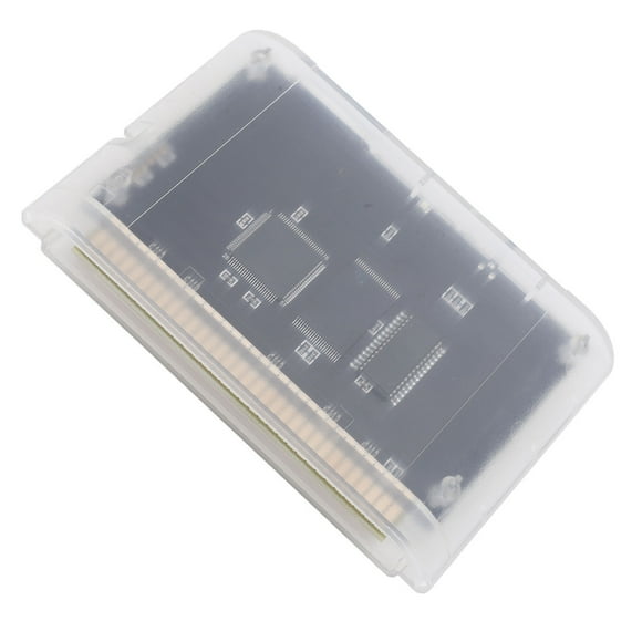 Retro Game Video Cassette, Transparent Cassette with 8GB Memory Card for Mega Drive, Support Genesis, Master System, 32X Games, MEGAKey Hardware Support