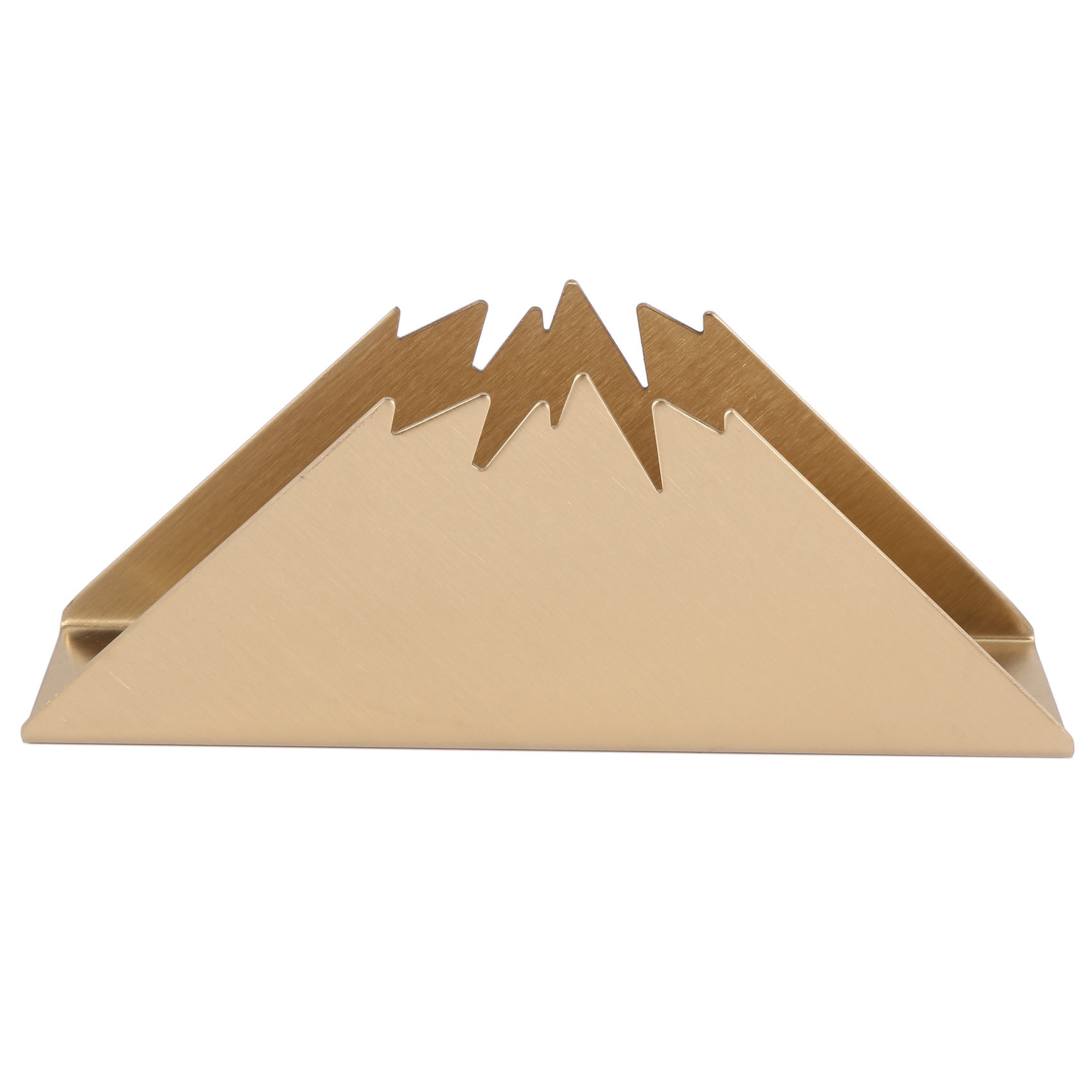 Gold Napkin Holder Modern Stainless Steel Cocktail Upright Napkin