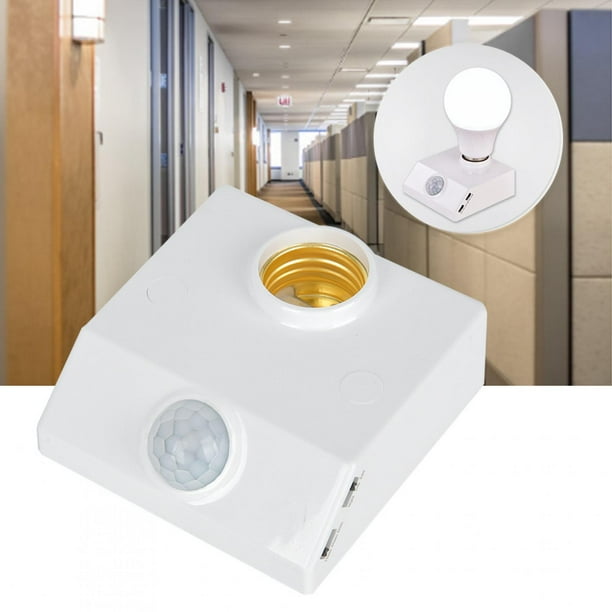 Interruptor de movimiento con sensor infrarrojo, interruptor de movimiento con sensor infrarrojo, portalámparas con sensor de movimiento, interruptor de enchufe con características de vanguardia