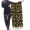 thumbnail image 4 of Shawl Wraps for Women - Honey Bees With Flowers Oversized Fall Winter Fashion Blanket Scarf for Women, 4 of 6