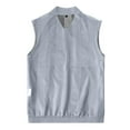 thumbnail image 3 of purcolt Men's Lightweight Quick Dry Mesh Lining Outdoor Hiking Fishing Vest Casual Full Zip Sleeveless Jackets for Golf Travel Running, 3 of 3