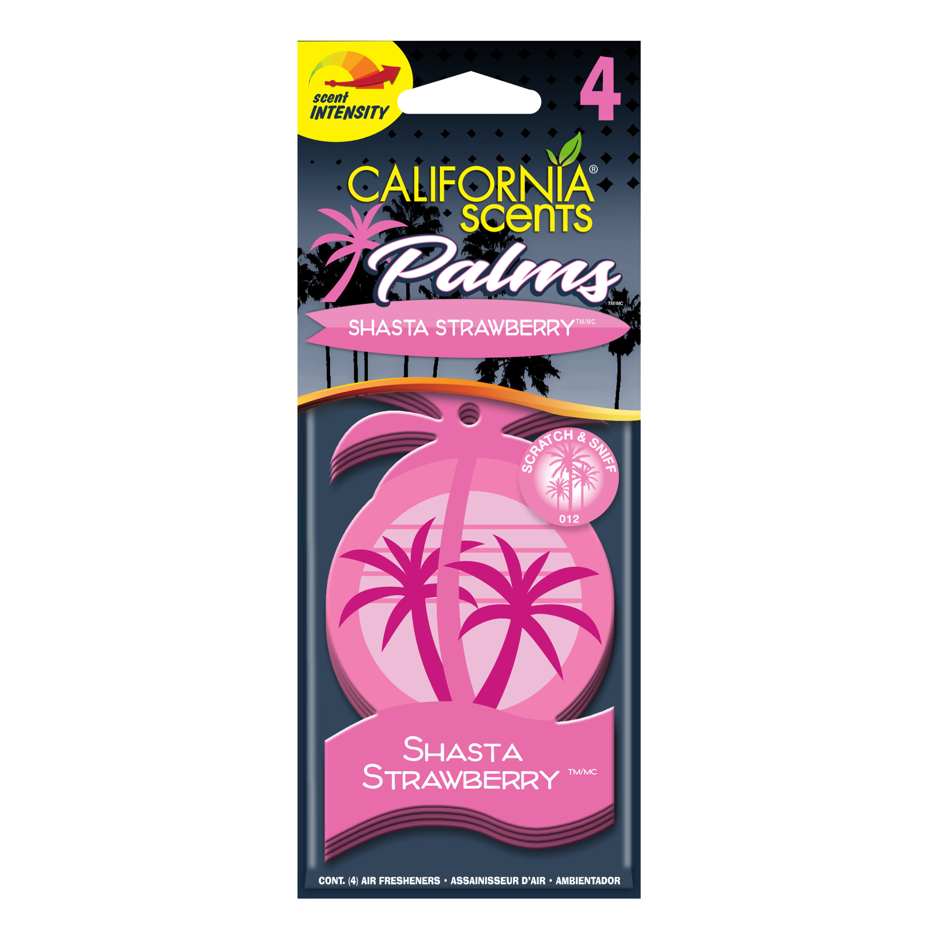  California Scents 1021 Car Scents Shasta Strawberry Pink :  Automotive