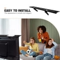 thumbnail image 3 of OULII Estante Para Pantalla De TV Con Soporte Sin Taladro Para Router Y Accesorios En Color Negro, 3 of 8