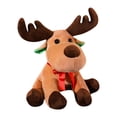 thumbnail image 1 of Peluche de alce navideño, reno de peluche, adorno festivo, lindo muñeco de peluche 25CM, 1 of 9
