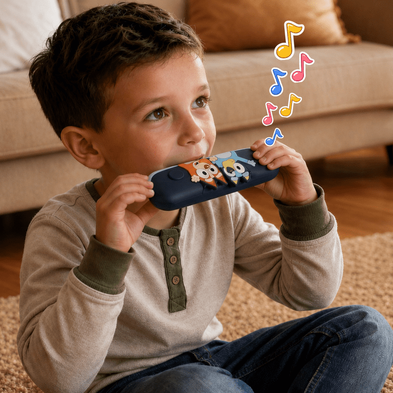 Bluey Electronic Harmonica Musical Toy with Songbook photo 6