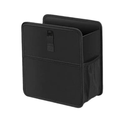 MISSMILE Car Trash Can,Car Hanging Design Car Garbage Can,Waterproof Material Car Trash Bin,Black,L