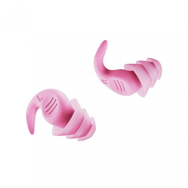 Bouchons d'Oreilles Ergonomiques en Silicone Réduction du Bruit Accessoires Réutilisables de Piscine Balnéaire Sports Nautiques Style B