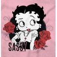 thumbnail image 2 of Betty Boop Sassy Flirty Cartoon Women Plus Size Graphic Tee Tees Brisco Brands 4X, 2 of 5